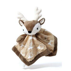 Levtex Baby Deer Security Blanket Plush Toy Lovey - Tan & White